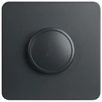 Công tắc điều chỉnh tốc độ quạt 250VA màu đen WGDEFR250KB