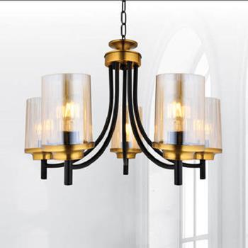 Đèn chùm thủy tinh Andora Ø600 x H450 + 500 E27 x 5 CH-8970/5