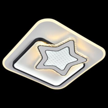 Đèn mâm Led vuông Andora ML-2509/500 Ø500*H65 130W Led 3CĐ ML-2509/500