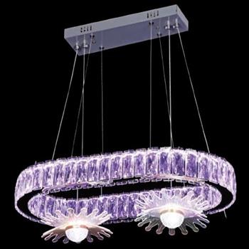 Đèn treo pha lê Slister 580*300mm - LED 135W - 3 CĐ A33/580