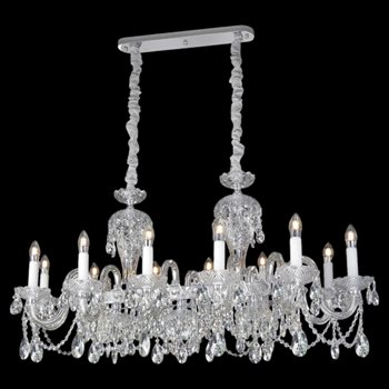 Đèn chùm pha lê K9 cao cấp 355 decor L1200*W620*H580 - E14*10 DC9903L1200