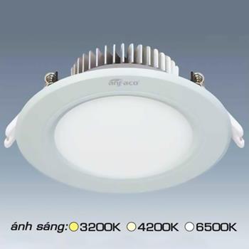 Đèn âm trần downlight Anfaco AFC 424 Led 7W AFC 424 Led