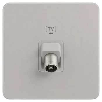 Ổ cắm TV kiểu màu xám WGDT1TVFIG