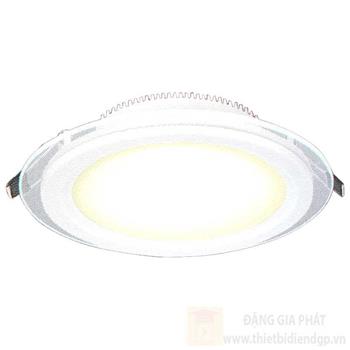 Đèn âm trần kiếng tròn 3 chế độ ánh sáng 6W AT-57 LED	