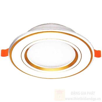 Đèn led downlight hợp kim nhôm cao cấp Ø150*H40-9W, 3 chế độ ánh sáng, khoét lỗ Ø120 AV 09 LED