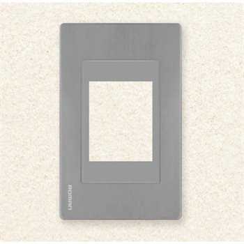 Mặt aptomat đôi Roman GA072-SG màu Grey Sần GA072-SG