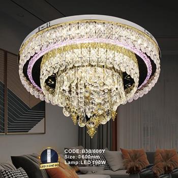 Đèn mâm pha lê Slister Ø600mm - LED 190W - 3 CĐ B30/600Y