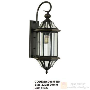 Đèn tường đồng đen Slister 220*520mm - E27 B6008M-BK
