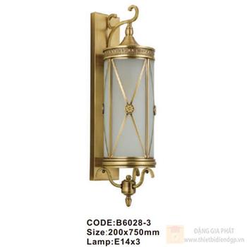 Đèn tường đồng Slister 200*750mm - E14*3 B6028-3