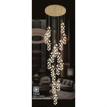 Đèn thả trang trí 355 Decor THD325 Ø800*H3000 THD325