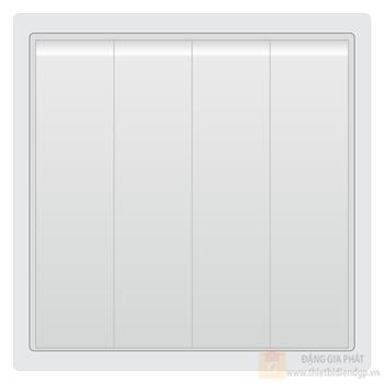 Bộ công tắc 4 nút nhấn 1 chiều Duhal cổ điển S1 series CxA421
