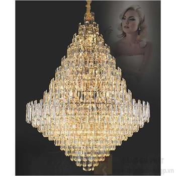Đèn chùm pha lê Ø1500*H2000, 1633 hạt pha lê K9 CFL 8188(2)