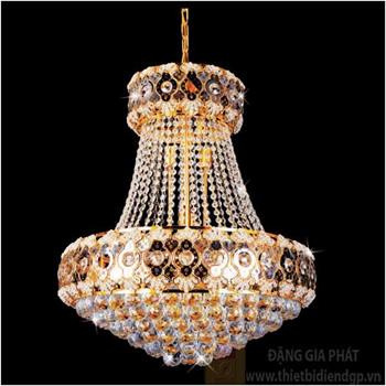 Đèn chùm pha lê Ø600*H680+300, E14*10 LED SMD, 127 Hạt CFL 85229