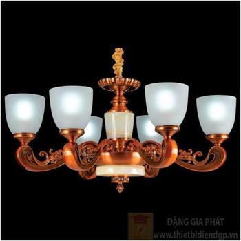 Đèn chùm nến Ø650*H400+400, E27*6-LED CN 375/6