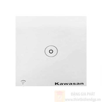 Công tắc đơn Kawasan vuông cảm ứng chạm wifi màu trắng CT1V-WIFI