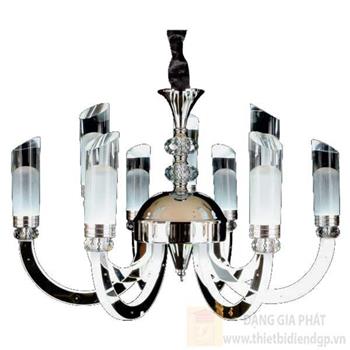 Đèn chùm Ý Ø600*H500+400, LED 123W-6000K CY P79/6+3