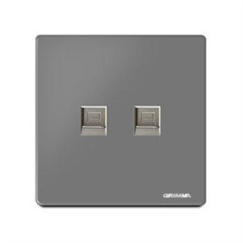 Ổ cắm đôi mạng GRIMMA G602PC G602PC