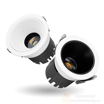 Đèn Led âm trần KingLed chiếu rọi chóa sâu Zircon DA-DLRS-7SS-T63 7W DA-DLRS-7SS-T63-V/TT/T