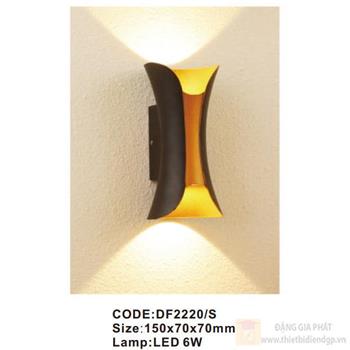 Đèn tường trong nhà Slister 150*70*70mm LED 6W DF2220/S