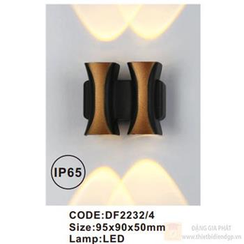 Đèn tường trong nhà Slister 95*90*50mm LED DF2232/4