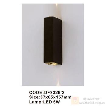 Đèn tường trong nhà Slister 37*65*157mm LED 6W DF2326/2