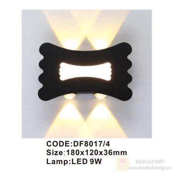 Đèn tường trong nhà Slister 180*120*36mm LED 9W DF8017/4