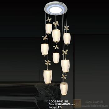 Đèn treo trần trang trí Slister Ø340*H1000mm - LED DT6012/8