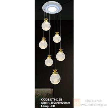 Đèn treo trần trang trí Slister Ø300*H1500mm - LED DT6022/6
