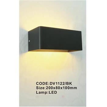 Đèn tường trong nhà Slister 200*80*100mm LED DV1122/BK