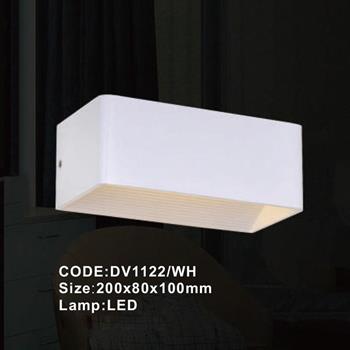 Đèn tường trong nhà Slister 200*80*100mm LED DV1122/WH