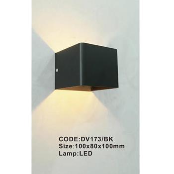 Đèn tường trong nhà Slister 100*80*100mm LED DV173/BK