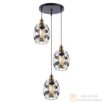 Đèn treo trần trang trí Slister Ø320*H1000mm - E27 DY4008/3 BK