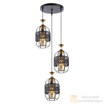 Đèn treo trần trang trí Slister Ø320*H1000mm - E27 DY4013/3 BK