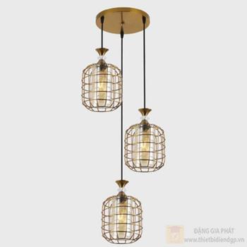 Đèn treo trần trang trí Slister Ø400*H1000mm - E27 DY4016/3 GAB