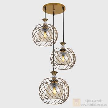 Đèn treo trần trang trí Slister Ø400*H1000mm - E27 DY4020/3 GAB