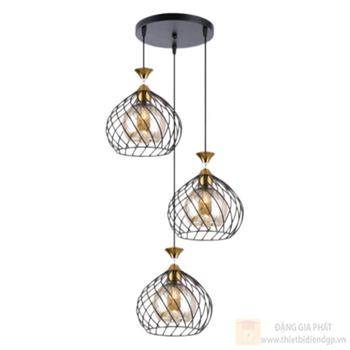 Đèn treo trần trang trí Slister Ø400*H1000mm - E27 DY4022/3 BK