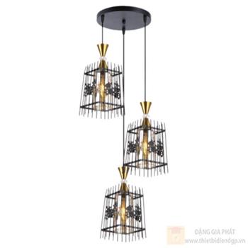 Đèn treo trần trang trí Slister Ø320*H1000mm - E27 DY4028/3 BK