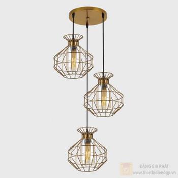 Đèn treo trần trang trí Slister Ø450*H1000mm - E27 DY4034/3 GAB
