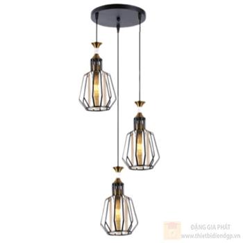 Đèn treo trần trang trí Slister Ø320*H1000mm - E27 DY4038/3 BK