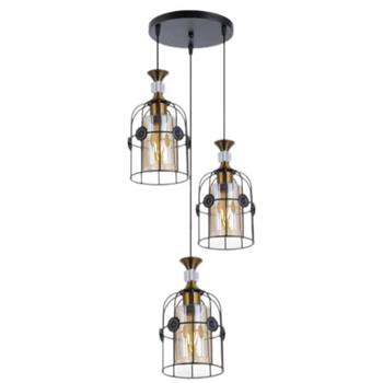 Đèn treo trần trang trí Slister Ø320*H1000mm - E27 DY4042/3 BK