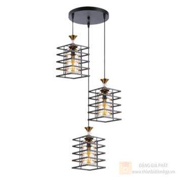 Đèn treo trần trang trí Slister Ø320*H1000mm - E27 DY4060/3 BK