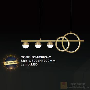 Đèn treo trang trí Slister Ø800*H1000mm - LED DY4098/3+2