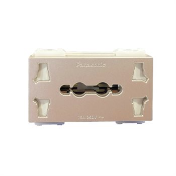 Ổ cắm đôi đa năng Panasonic WEV157207MYZ bắt vít 250VAC 16A WEV157207MYZ