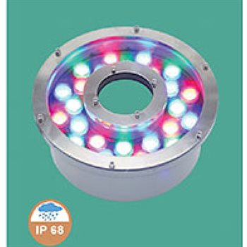 Đèn led âm nước Sano HN 7987A/24W vỏ Inox - Ø200*H60 HN 7987A/24W