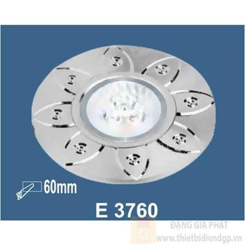 Đèn Panel âm trần led 3W, Ø90, khoét lỗ Ø60mm, ánh sáng trắng & vàng E 3760-3W