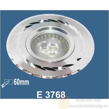 Đèn Panel âm trần led 5W, Ø90, khoét lỗ Ø60mm, ánh sáng trắng & vàng E 3768-5W