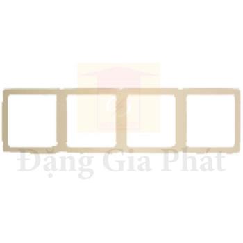 Khung đỡ 4 lỗ màu vàng ánh kim E8331_46_WG_G19
