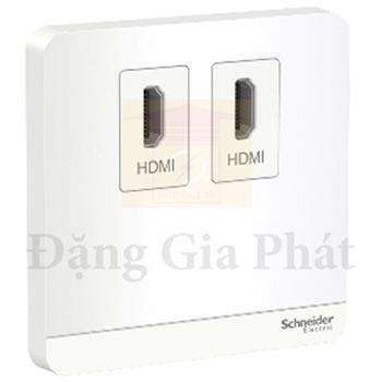 Bộ ổ cắm HDMI đôi E8332HDHD_WE E8332HDHD_WE
