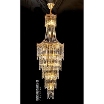 Đèn chùm pha lê Hufa CFL 3535 Ø600*H1800, E14*26 CFL 3535