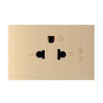 Hạt ổ cắm đơn 3 chấu ABB 16A sire 2M - cắm nhanh 4TYB505237P0105